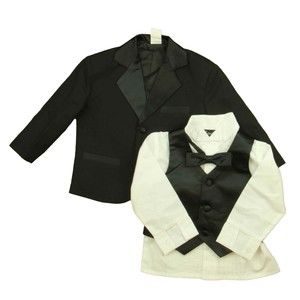 Fouger Boys Black | White Special Occasion Outfit size: 12-18 Months